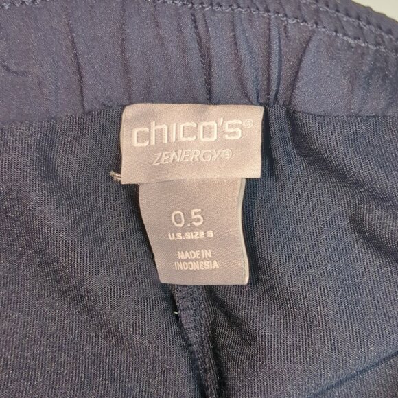 Share Chico's Zynergy Golf / Tennis Skort / Skirt, Dark Navy/Blue Camo, size 6 - Picture 3 of 3